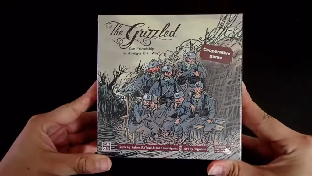 The Grizzled Cooperative Board Game Box
